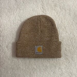 Kids Carhartt Brown Knit Beanie